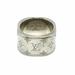 Louis Vuitton Jewelry | Louis Vuitton Berg Annaud Monogram Ring M62593 Silver Hardware Women | Color: Silver | Size: Os
