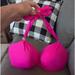 Victoria's Secret Swim | 1/2off W Victoria's Secret Halter Push Up Bikini Nwot Vs Cut Tag 38ddd Pink | Color: Pink | Size: 38ddd