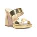 Jessica Simpson Shoes | Jessica Simpson Diza Womens Chunky Platform Heels Gold Metallic Sz8: Nwot/No Box | Color: Gold | Size: 8