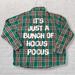 Disney Tops | Disney Hocus Pocus X Cakeworthy Green Winifred Sanderson Flannel Shirt Sz 2x Xxl | Color: Green | Size: Xxl