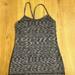 Lululemon Athletica Tops | Lululemon Power Y Tank Size 6 | Color: Black/Gray | Size: 6