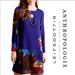 Anthropologie Dresses | Anthropologie Leifsdottir Watercolor Dress Xs | Color: Blue/Purple | Size: Xs