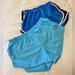 Nike Shorts | 5/$30 Sale 2 Pairs Of Nike Running Shorts | Color: Blue/White | Size: L