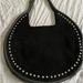 Anthropologie Bags | Anthropology Black Suede Bag New Without Tags | Color: Black | Size: Os