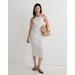 Madewell Dresses | Madewell Midi Dress Womens Size 12 White Sleeveless 100% Linen Goldie Nwt | Color: White | Size: 12