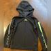 Under Armour Shirts & Tops | Boys Size 5 Under Armour Jersey Knit Long Sleeve Hoodie Pullover Shirt | Color: Black/Gray | Size: 5b