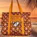 Coach Bags | Coach Poppy 3d Op Art Glam Orange/Pink Tote Shoulderbag | Color: Orange/Pink | Size: 16.75" X 12.25" X 4"