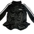 Adidas Jackets & Coats | Girls Adidas Track Jacket Like New Ruffle Hem, Baby Girl, 18 Mo | Color: Black/White | Size: 18mb