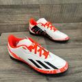 Adidas Shoes | Adidas X Speedportal Messi.4 Low Soccer Turf Cleats White Orange Youth Mens 5.5 | Color: Orange/White | Size: 5.5