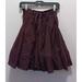 Anthropologie Skirts | Elevenses Anthropologie Circle Skirt Size Medium Stretchy Pleated Purple | Color: Purple | Size: M