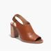 Madewell Shoes | Madewell The Cary Sandal In Leather Sz 7 1/2 | Color: Brown | Size: 7.5
