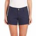 Lilly Pulitzer Shorts | Lilly Pulitzer Buttercup Knit Navy Blue Shorts Womens Size 8 Summer Casual | Color: Blue | Size: 8