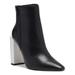 Jessica Simpson Shoes | Jessica Simpson Womens Black Contrast Heel Timea Block Heel Leather Booties 5 M | Color: Black | Size: 5