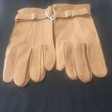 J. Crew Accessories | Gloves, Genuine Deerskin Leather, Dark Tan, Size Medium | Color: Tan | Size: Os