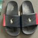 Polo By Ralph Lauren Shoes | Kids Polo Ralph Lauren Slides | Color: Blue/Red | Size: 11c