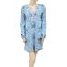 Lilly Pulitzer Dresses | Lilly Pulitzer Joy Mini Dress Toe In Engineered Printed Long Sleeve S New | Color: Blue | Size: S