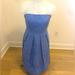 J. Crew Dresses | Jcrew Strapless Blue Dress. Size 6 | Color: Blue | Size: 6