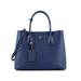 Prada Leather Tote Bag: Blue Bags