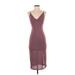 Lulus Casual Dress - High/Low: Burgundy Dresses - Women's Size X-Small