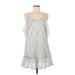 Blu Pepper Casual Dress: Silver Dresses - Women's Size Medium