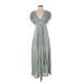 Baltic Born Casual Dress - Wrap: Gray Dresses - Women's Size X-Small