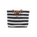 Burberry Blue Label Tote Bag: Blue Stripes Bags