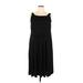 Beyond Casual Dress - DropWaist: Black Solid Dresses - New - Women's Size 22