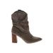 Mi.Im Ankle Boots: Gray Shoes - Women's Size 7 1/2