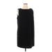 Nine West Casual Dress - Shift: Black Solid Dresses - Women's Size X-Large