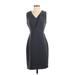 Banana Republic Casual Dress - Sheath: Gray Solid Dresses - Women's Size 0