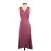 Gap Casual Dress - Midi: Burgundy Dresses - Women's Size Small