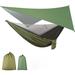 HIGEMZ Camping single & double hammock tent w/ mosquito net rain fly heavy duty tree strap, Bule, Nylon | Wayfair YJSKU-141