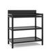 Storkcraft Alpine Changing Table w/ Pad Wood in Black | Wayfair 00524-22B