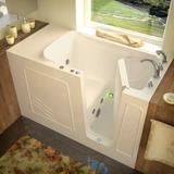 Therapeutic Tubs Tucson 60" x 30" Walk in Whirlpool w/ Faucet, Light, Heater & Integrated Seat Fiberglass | 30 H x 60 W in | Wayfair WF3060WIRBHCA