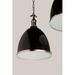 Hudson Valley Viceroy 1 Light Pendant in Gray/Black | 17.75 H x 12.75 W x 12.75 D in | Wayfair 7714-BPN