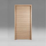 Modern Pre-Hung Interior Door Left White Oak Prefinished Made In Italian Finish Urban Liso