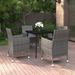 vidaXL Patio Dining Set 3/5/7 Piece Multi Colors 31.5"/55.1" Table Length