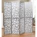 4 Panel Screen Room Divider, Decorative Screen,70"W x 70"H