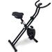 Foldable Exercise Bike Foldable Magnetic Upright Bike with 8 Resistance Levels, Cardio-Training Bike Indoor Cycling Bike