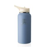 32 oz Vacuum Insulated Water Bottle with Straw, Stainless Steel Metal Water Bottle with 3 Lids, Sports Water Bottle