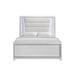 Everly Quinn Kayedence Standard Bed Wood & /Upholstered/Polyester in Gray | 62 H x 57 W x 80 D in | Wayfair AEA10D162FF64BF5837E4979D9615091