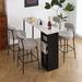 Latitude Run® Emmorie 28" Bar Stool Metal in Black/Yellow | 37 H x 17.72 W x 17.72 D in | Wayfair 8ADED120708A4BE2A2B033DC11EBF907