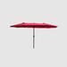 Latitude Run® Pureza 180.1" x 108.1" Rectangular Market Umbrella Counter Weights Included | 98.5 H x 180.1 W x 108.1 D in | Wayfair