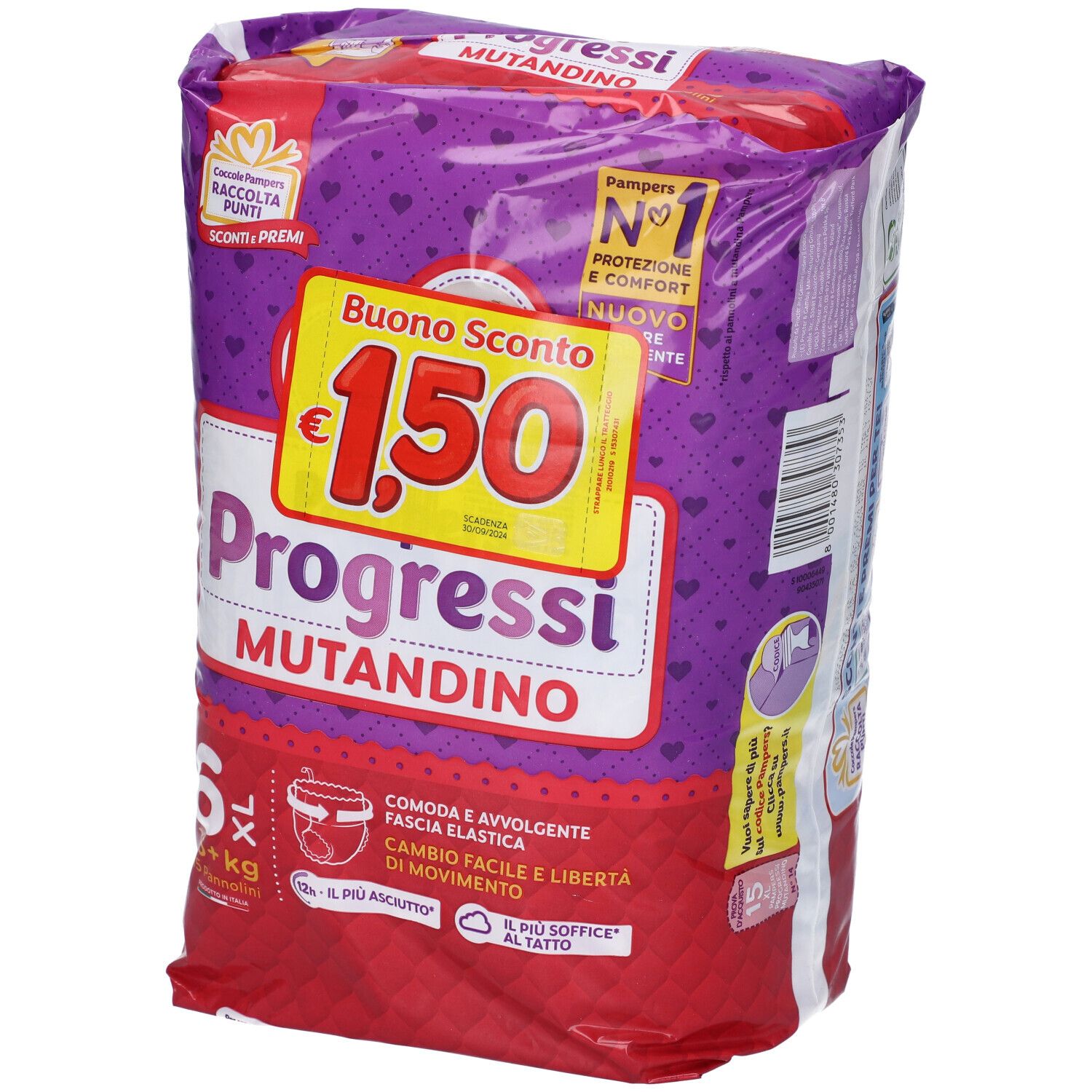 Pampers Progressi Mutandina Xl Cp 15 Pezzi St