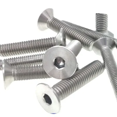 M2 M2.5 M3 M4 M5 M6 M8 M10 x 3 4 5 6 8 10 12 15 20 25-55mm TA2 GR2 Titanium Flat Countersunk Head