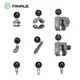FANAUE Adattatore per testa a sfera da 1 pollice in alluminio Base di montaggio da 25 mm Supporto per telefono per moto Manubrio per DJI GoPro Insta360 Action Camera