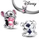 Disney Stitch Birthday Cake Silver 925 Charms Fit Pandora Charms Silver 925 Original Bracelet Beads