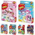 Jeu de cartes assorties UNO Hello Kitty Minecraft multijoueur fête de famille jeu de société