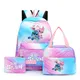 Ensemble de sac à dos coloré Disney CAN o Stitch pour filles et garçons sac à dos étudiant