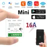 Mini Wifi Smart Switch 2-Wege-Steuerung Tuya 16a DIY Lichtsc halter Alexa Yandex Alice Smart Google